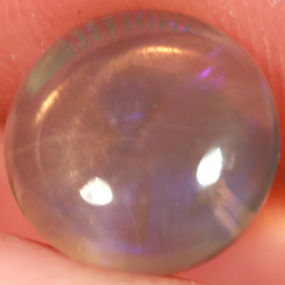 SOLID CRYSTAL OPAL Transparent with deep purple hue